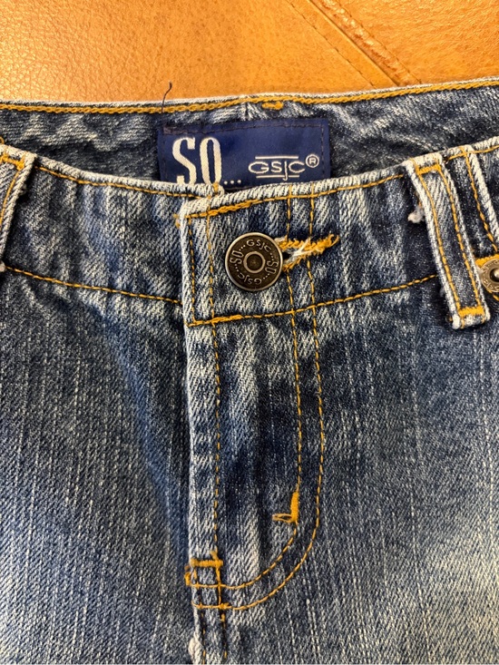 SO Other - SO Denim Shorts Size 3 Mid Low Rise Y2K Vintage